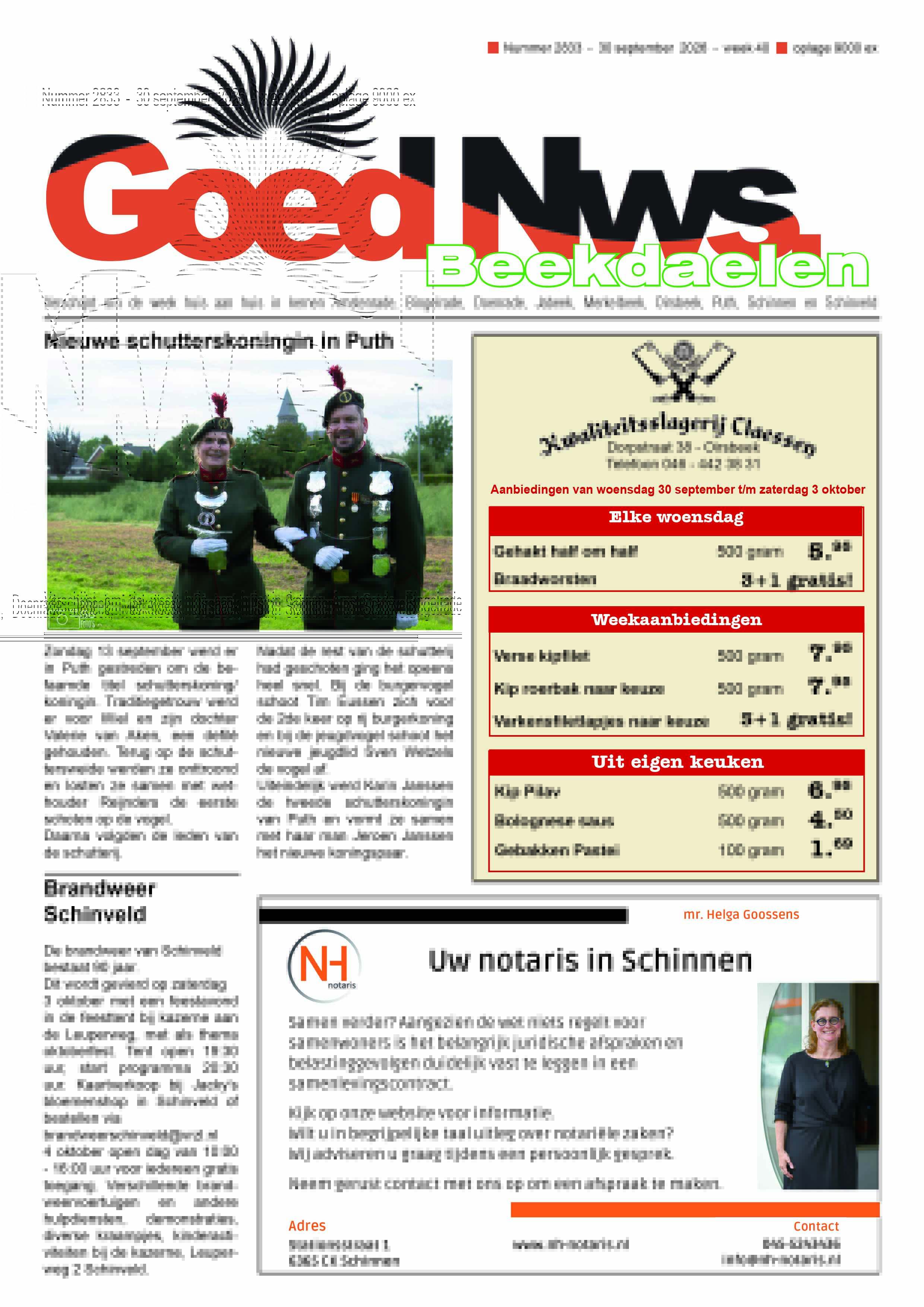 Weekblad Goed Nieuws Nieuwe Oplage